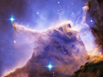 The Eagle Nebula observed with the Hubble Space Telescope (Credits: NASA, ESA, and The Hubble Heritage Team/STScI/AURA)